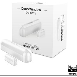 Bateriový senzor na dveře/okna 2 bílý Z-Wave Plus FIB-FGDW-002-1 - FIBARO Obrázek pro produkt Bateriový senzor na dveře/okna 2 bílý Z-Wave Plus FIB-FGDW-002-1 - FIBARO