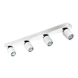 Obrázek pro produkt Stropní a nástěnné bodové svítidlo Azzardo Tomi 4 PR white/grey AZ0665 GU10 4x50W IP20 70cm bílo-šedé - AZZARDO