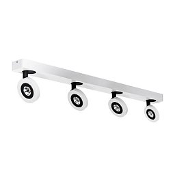 Obrázek pro produkt LED Nástěnné/stropní přisazené svítidlo Azzardo Enzo 4PR AZ0672 4x5W 920lm 3000K IP20 75cm bílo-černé - AZZARDO