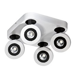Obrázek pro produkt LED Nástěnné/stropní přisazené svítidlo Azzardo Enzo 4KW AZ0674 4x5W 920lm 3000K IP20 21cm bílo-černé - AZZARDO