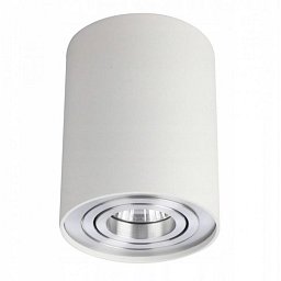 Obrázek pro produkt Stropní bodové přisazené svítidlo Azzardo Bross 1 white/aluminium AZ0781 GU10 1x50W IP20 9,6cm bílo-hliníkové - AZZARDO