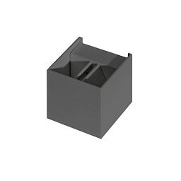 Obrázek pro produkt LED Venkovní nástěnné svítidlo Azzardo Gambino 1 dark grey AZ0957 6W 480lm 3000K IP44 10cm tmavě šedé - AZZARDO