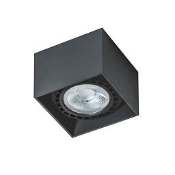 Obrázek pro produkt Stropní přisazené bodové svítidlo Azzardo Eco Alex black AZ1834 GU10+ADAP111/ES111 1x40W/1x50W IP20 12cm 230V černé - AZZARDO