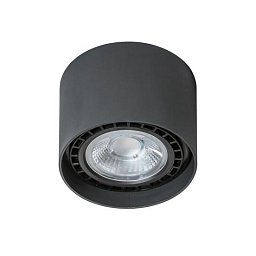 Obrázek pro produkt Stropní přisazené bodové svítidlo Azzardo Eco Alix black AZ1837 GU10+ADAP111/ES111 1x40W/1x50W IP20 12cm 230V černé - AZZARDO